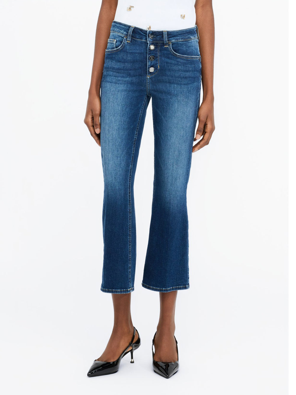 Jeans a Zampa Liu Jo da Donna - Denim