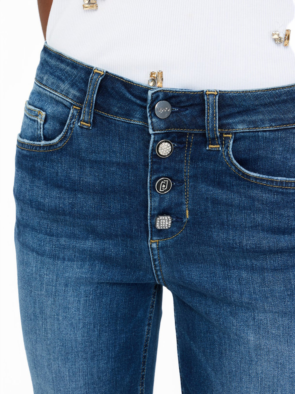 Jeans a Zampa Liu Jo da Donna - Denim