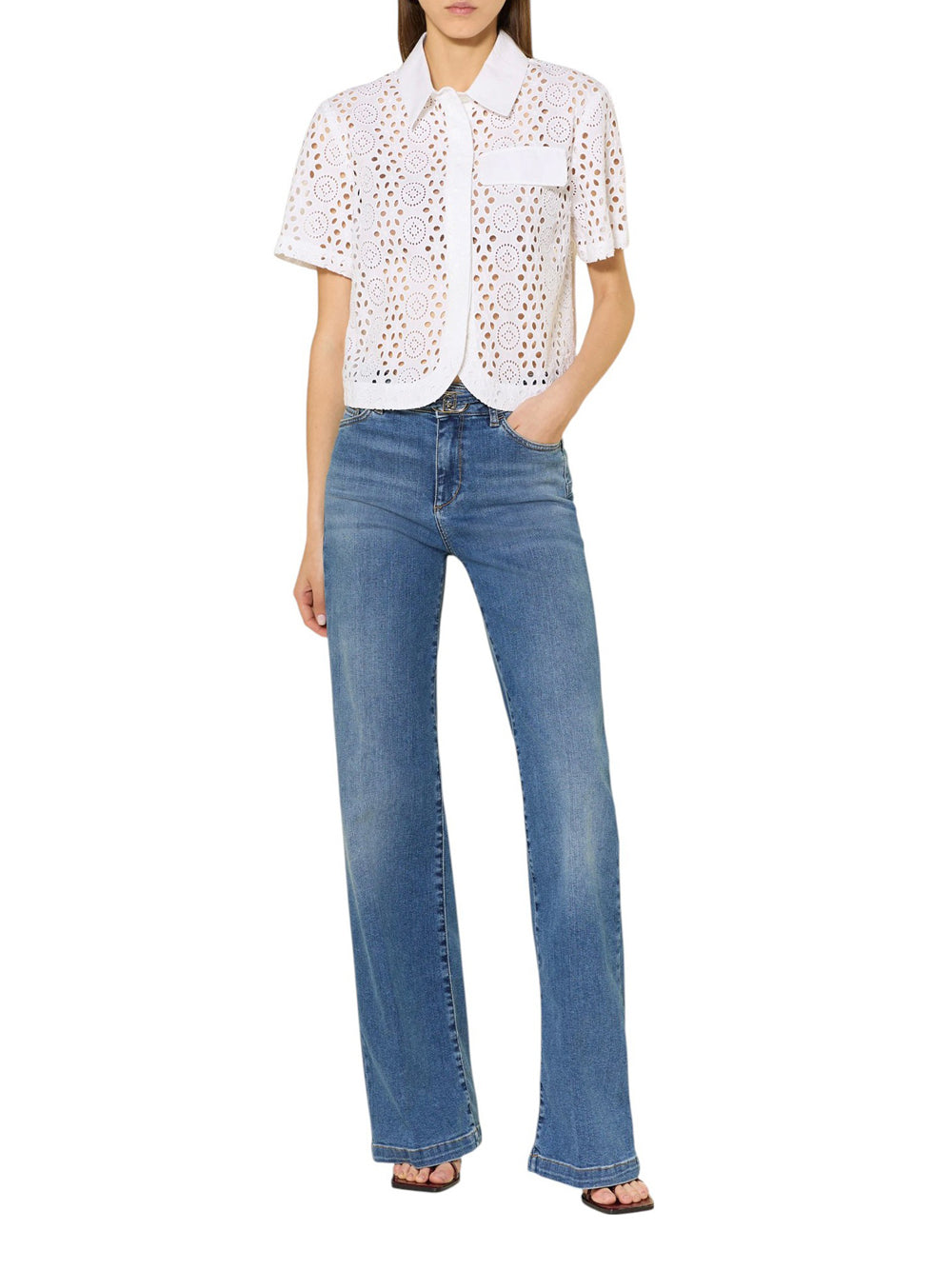 Jeans a Zampa Liu Jo da Donna - Denim