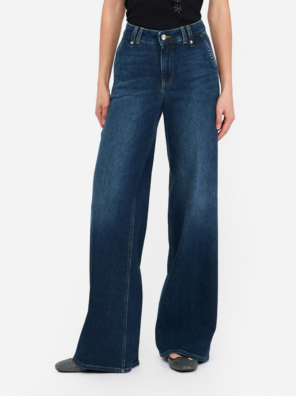 Jeans a Zampa Liu Jo da Donna - Denim