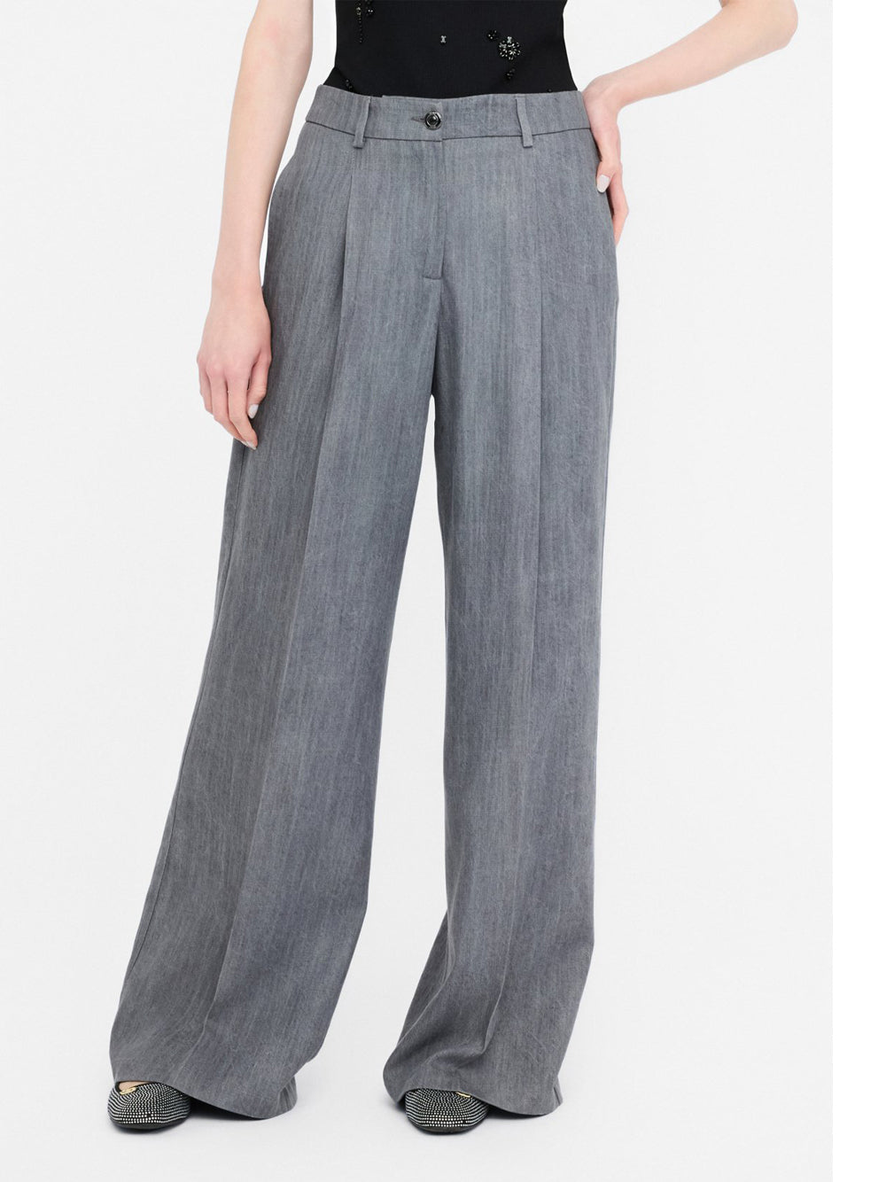 Pantalone Palazzo Liu Jo da Donna - Grigio