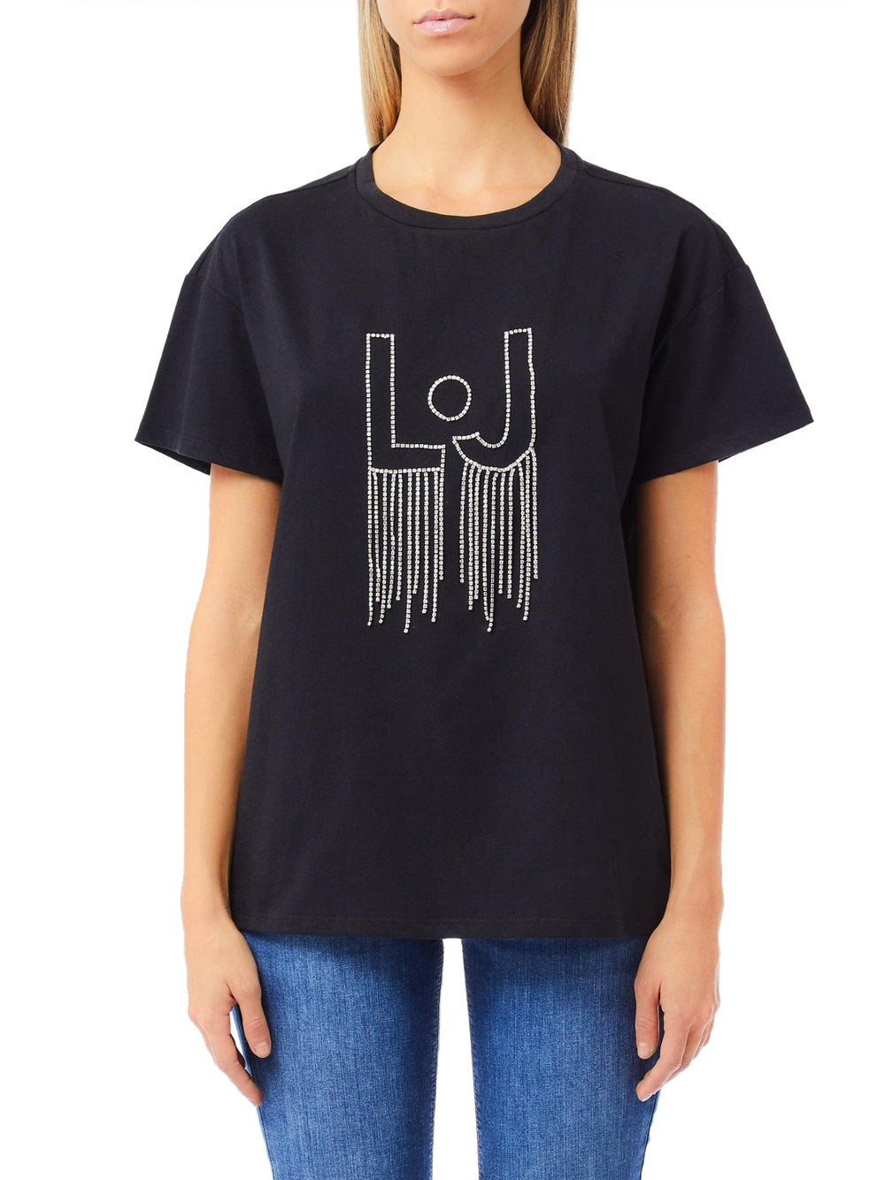 T-shirt Liu Jo da Donna - Nero