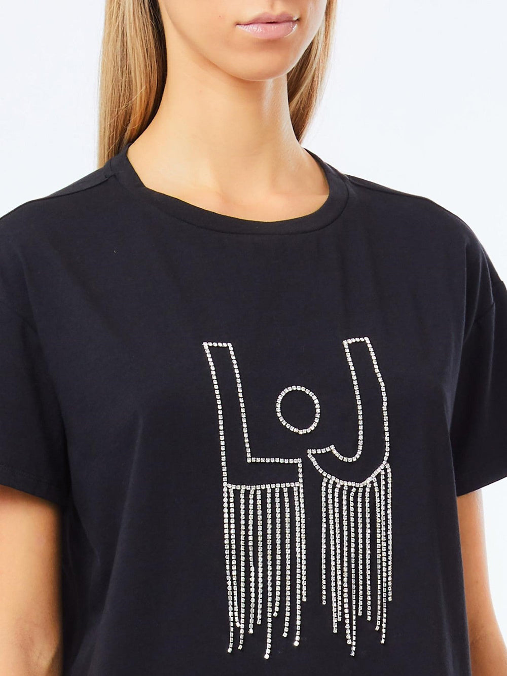 T-shirt Liu Jo da Donna - Nero
