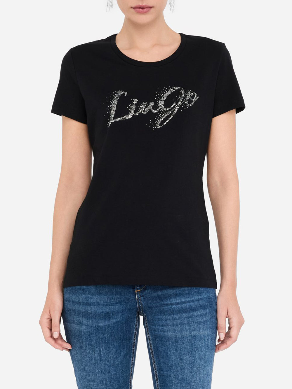 T-shirt Liu Jo da Donna - Nero
