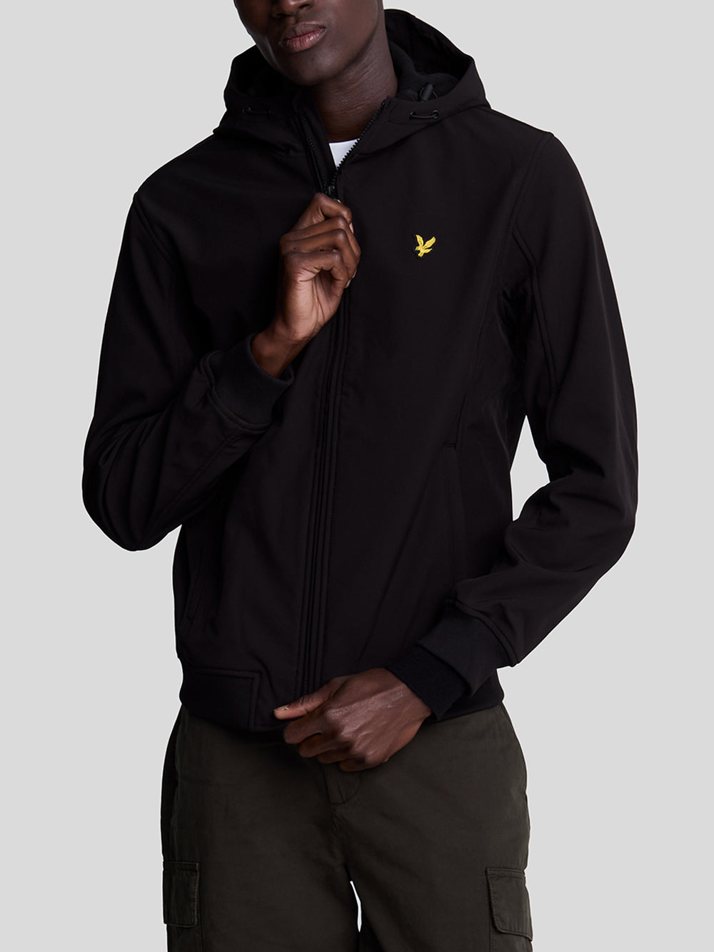 Giubbino Lyle & Scott Softshell da Uomo - Nero