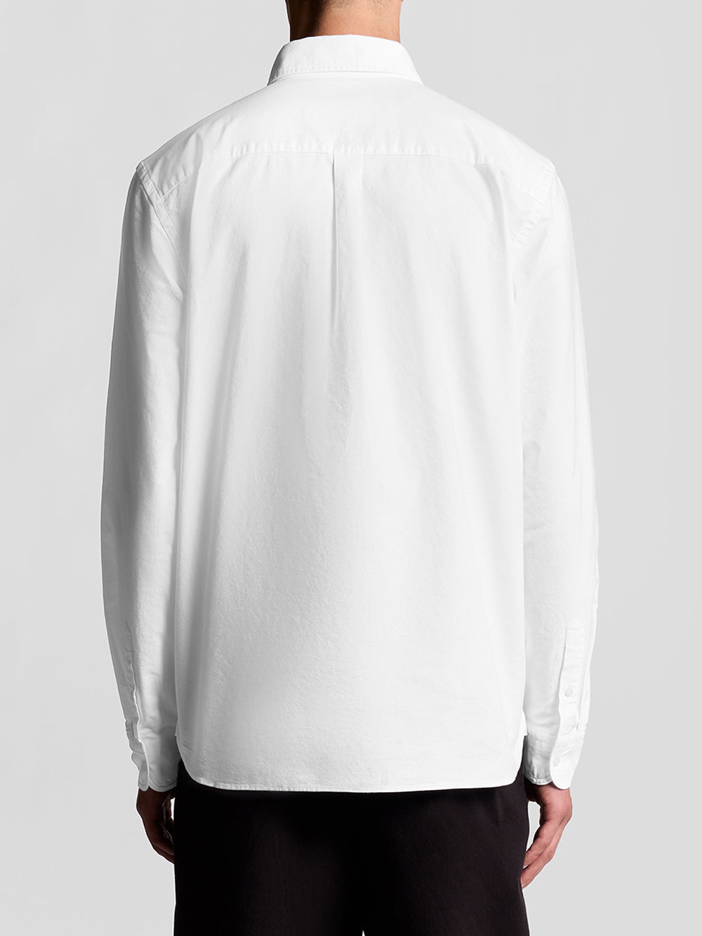 Camicia Casual Lyle & Scott Plain Oxford da Uomo - Bianco