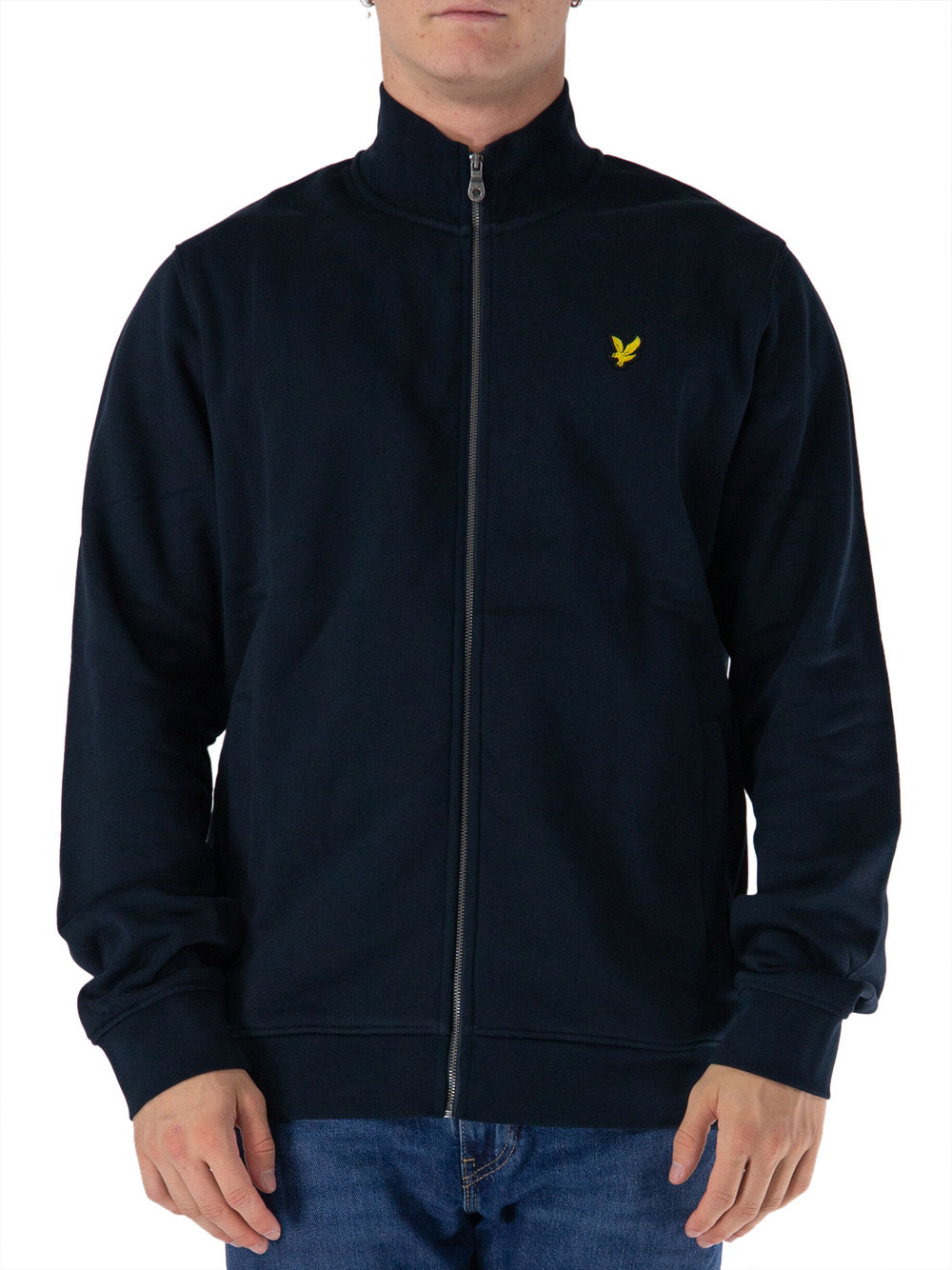 Felpa Zip Lyle & Scott da Uomo - Blu