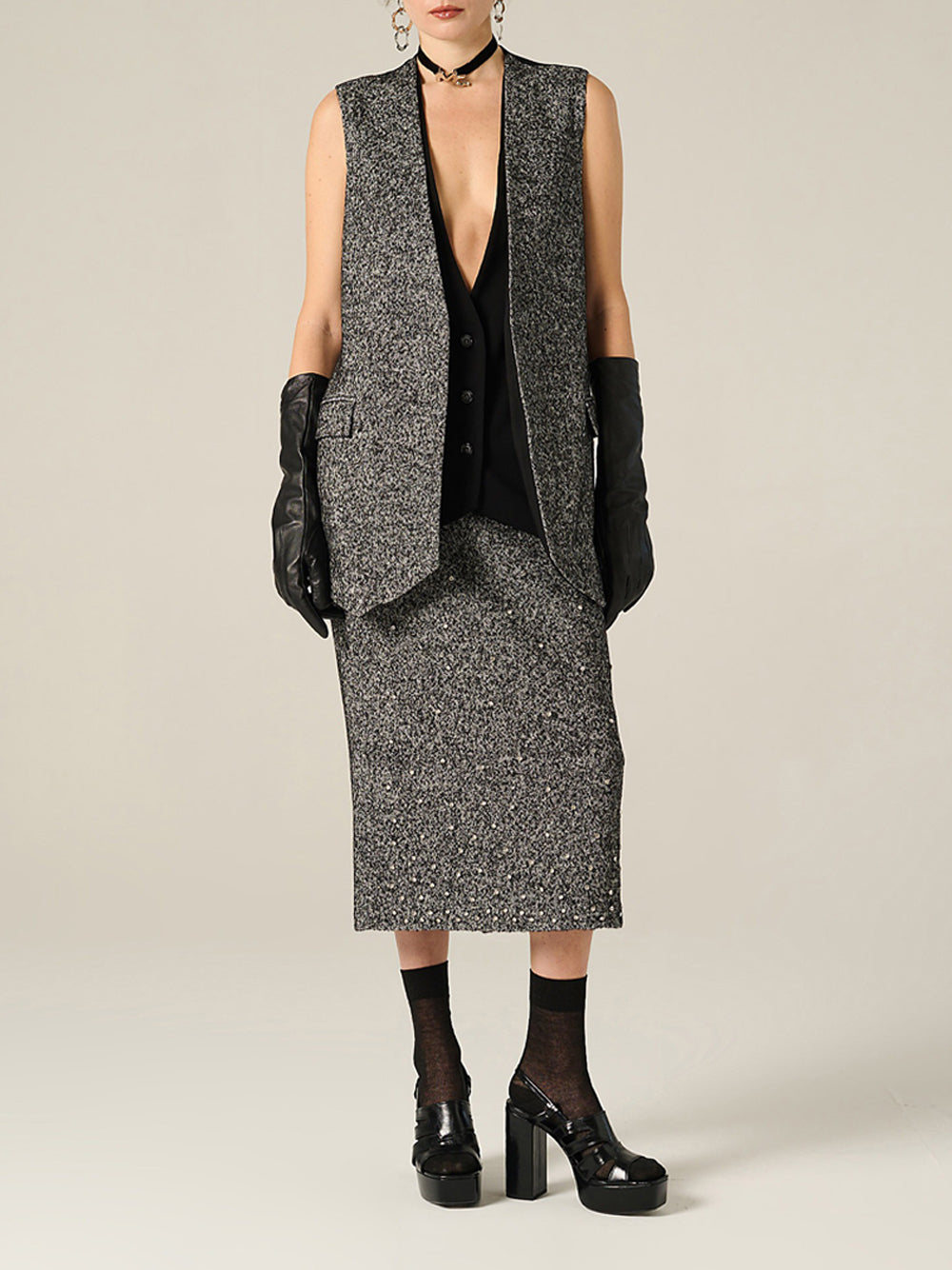 Gilet Manila Grace da Donna - Nero