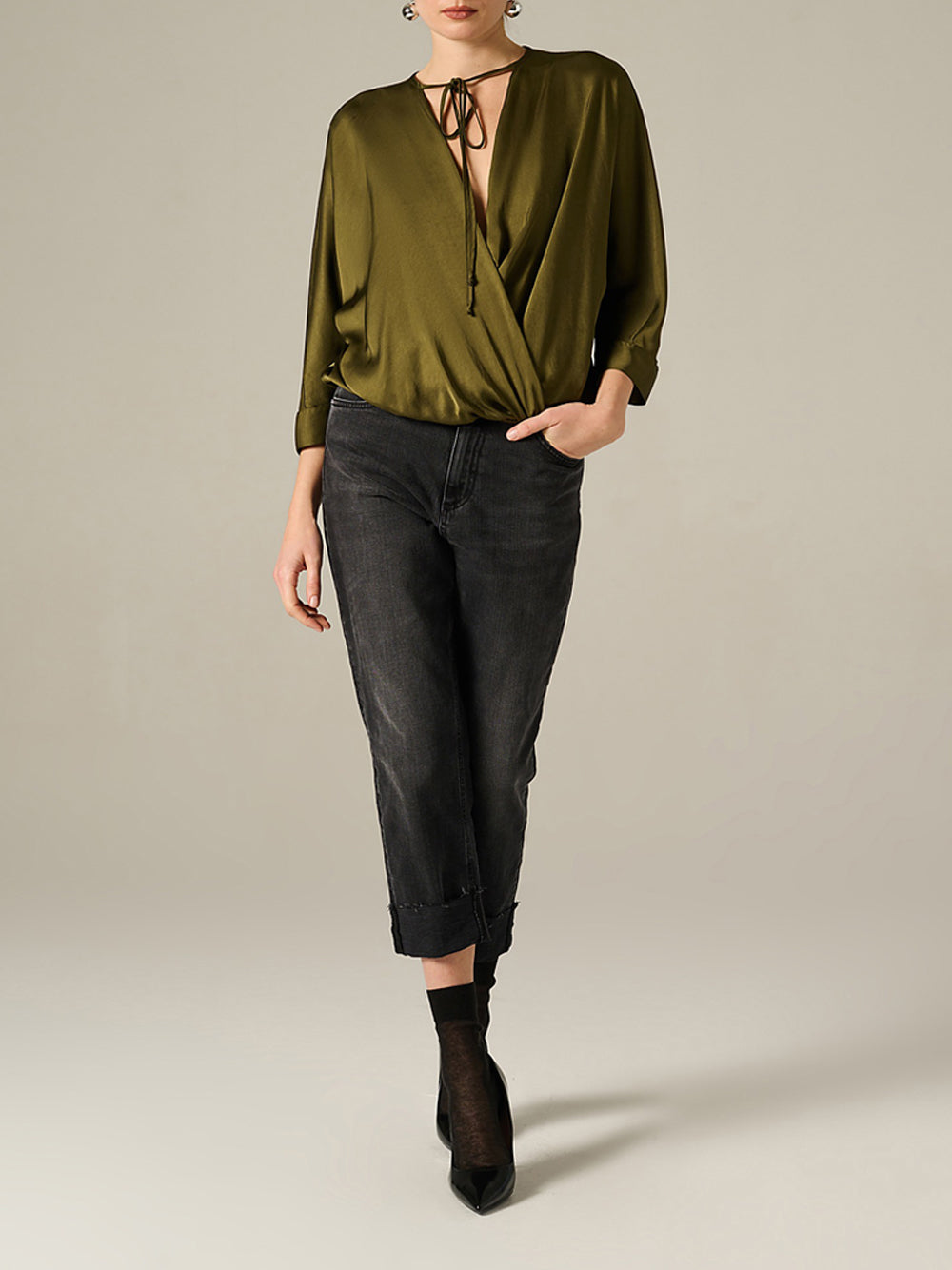 Jeans Slim Manila Grace da Donna - Nero