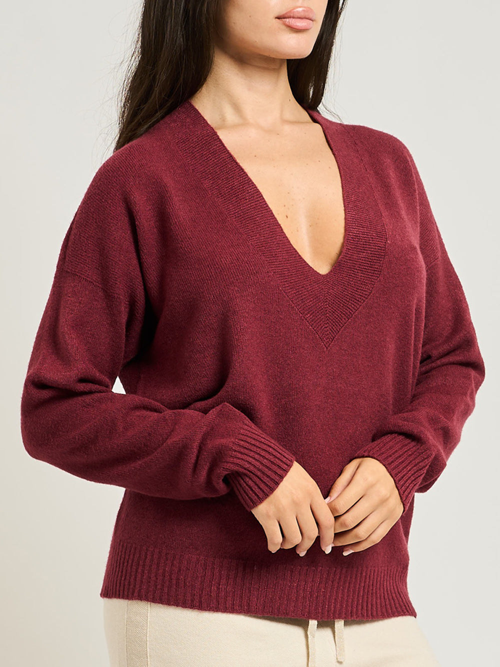 Pullover Manila Grace da Donna - Bordeaux