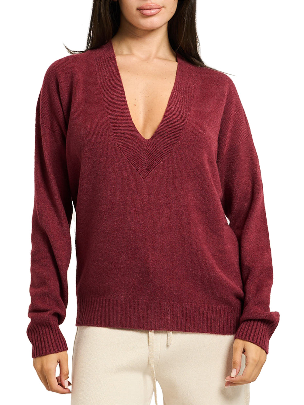 Pullover Manila Grace da Donna - Bordeaux