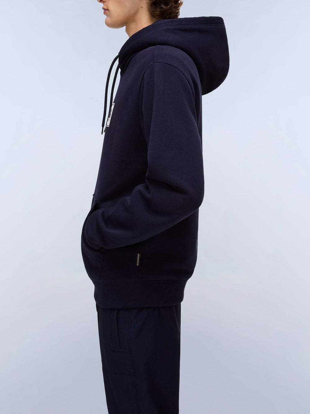 Felpa Cappuccio Napapijri da Uomo - Blu