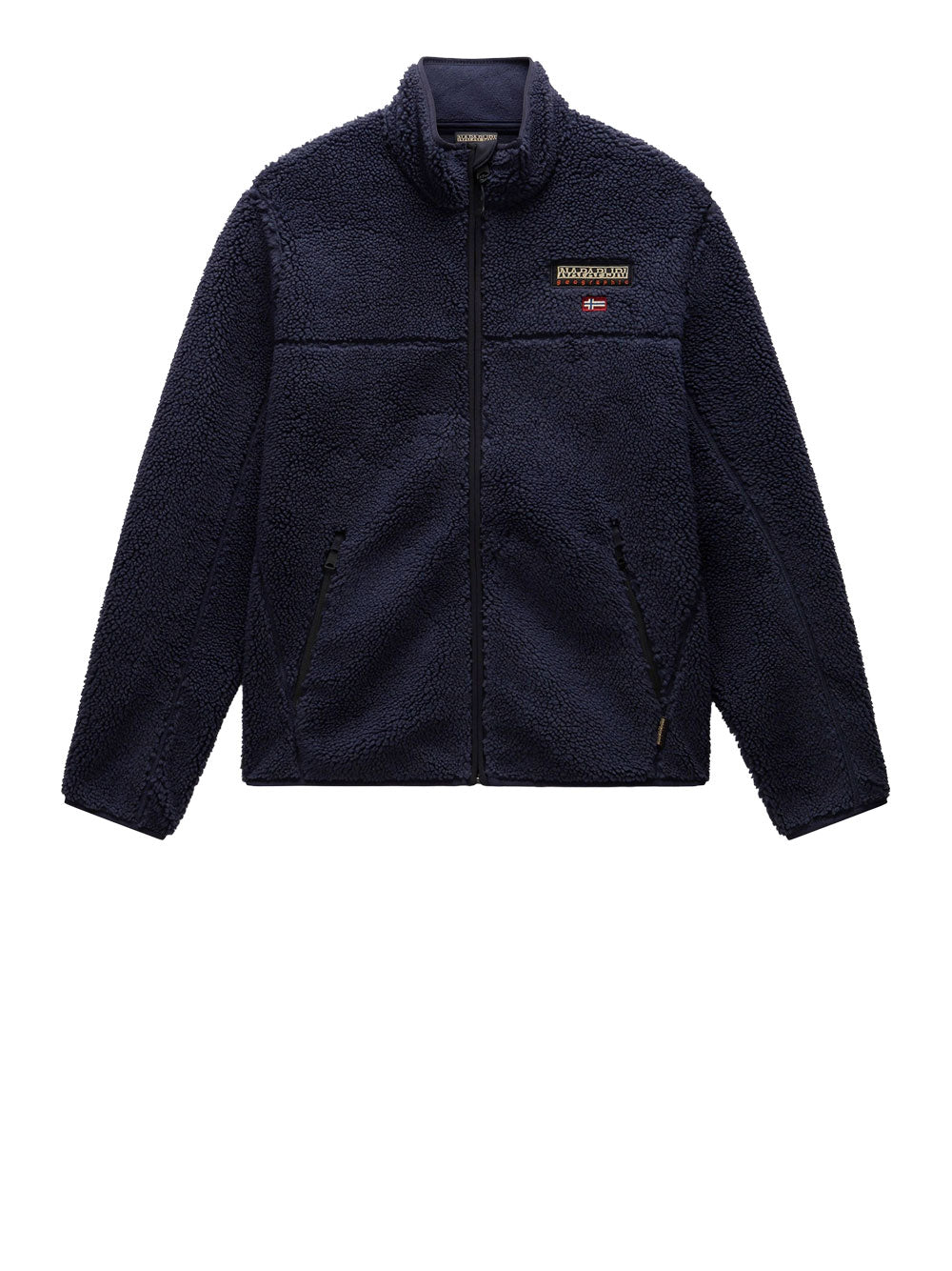 Felpa Zip Napapijri Tynik da Uomo - Blu