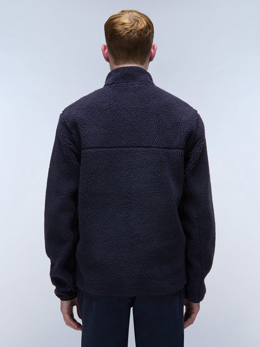 Felpa Zip Napapijri Tynik da Uomo - Blu