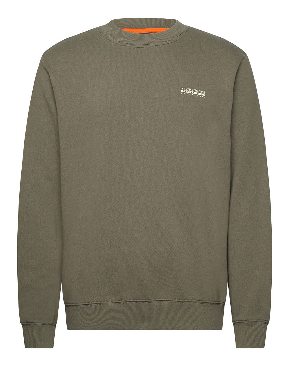 Felpa Napapijri Small Box C da Uomo - Verde