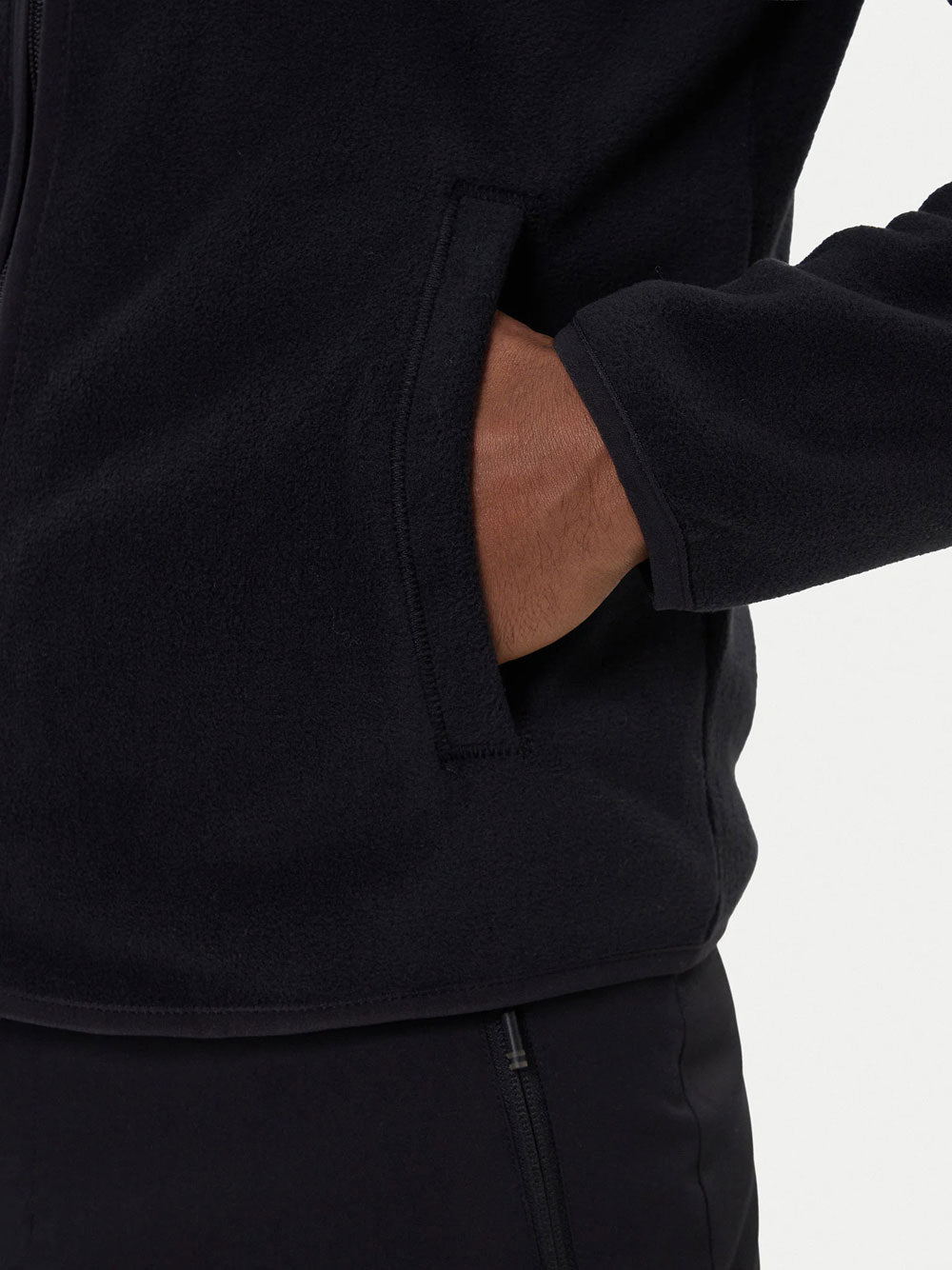 Felpa Zip Napapijri Dergana da Uomo - Nero