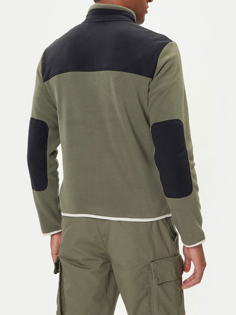 Felpa Zip Napapijri Dergana da Uomo - Verde