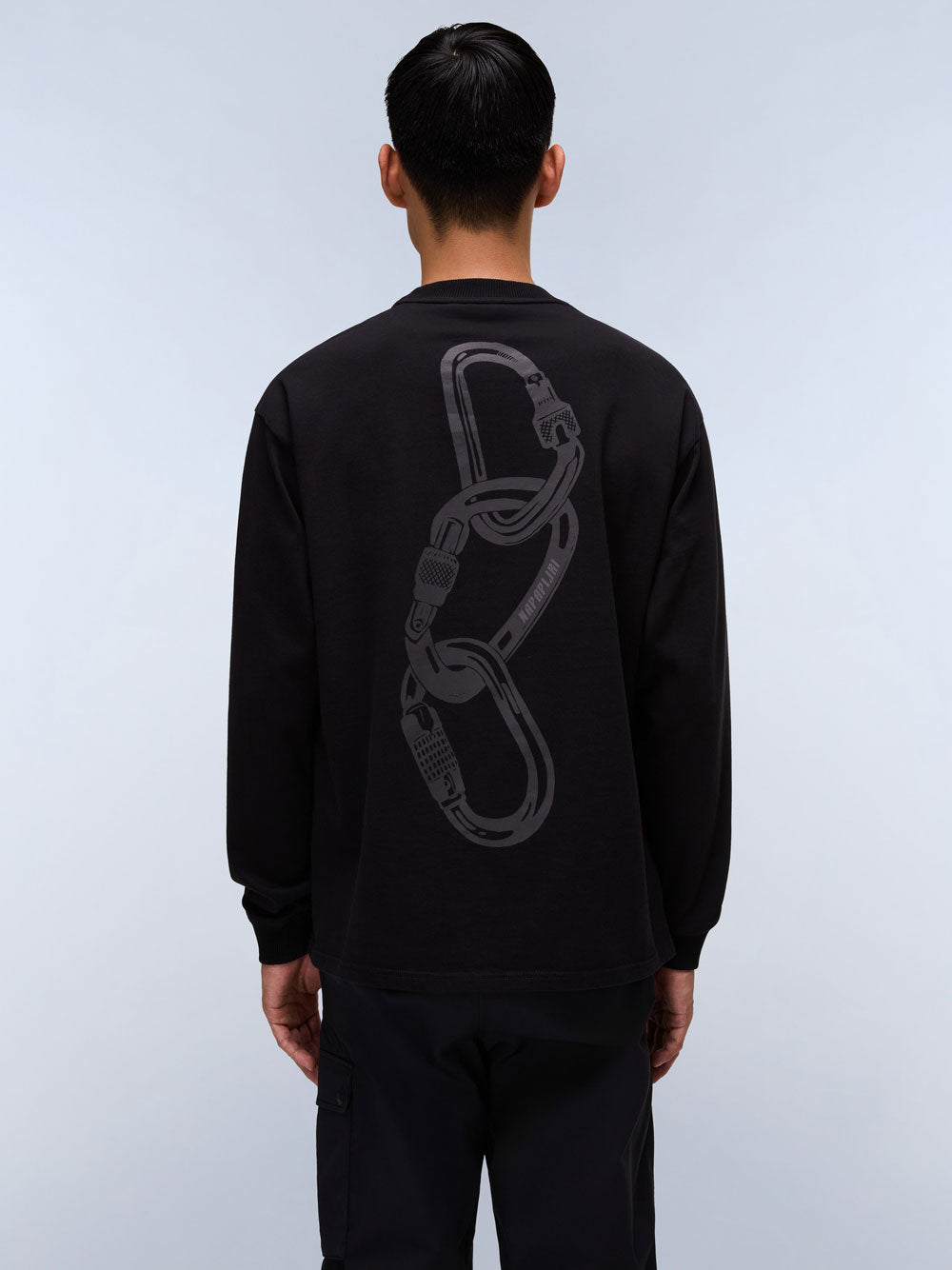 Felpa Napapijri Coldirai da Uomo - Nero