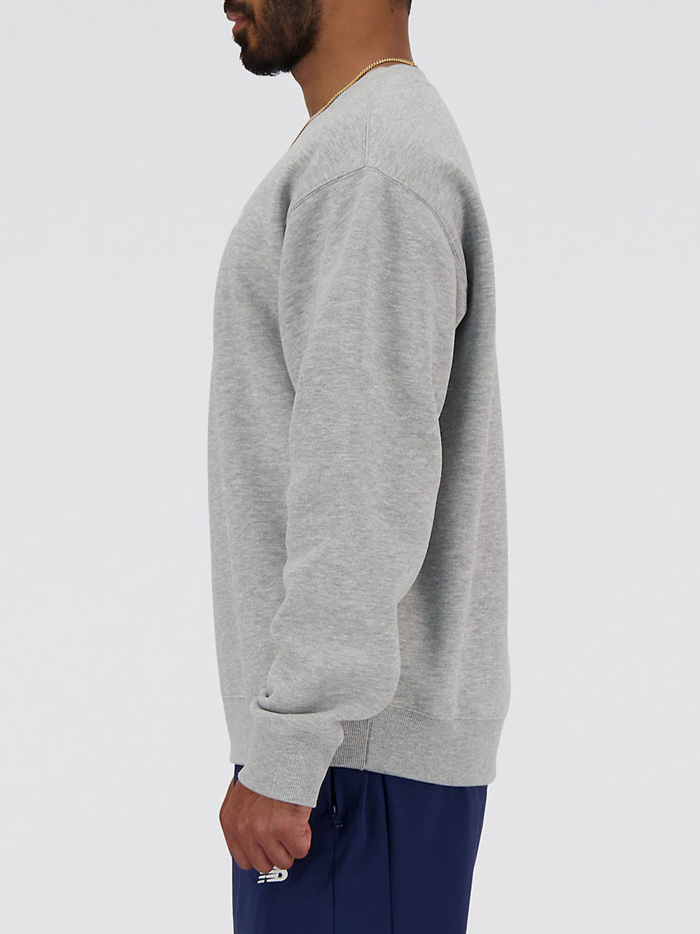 Felpa New Balance da Uomo - Grigio