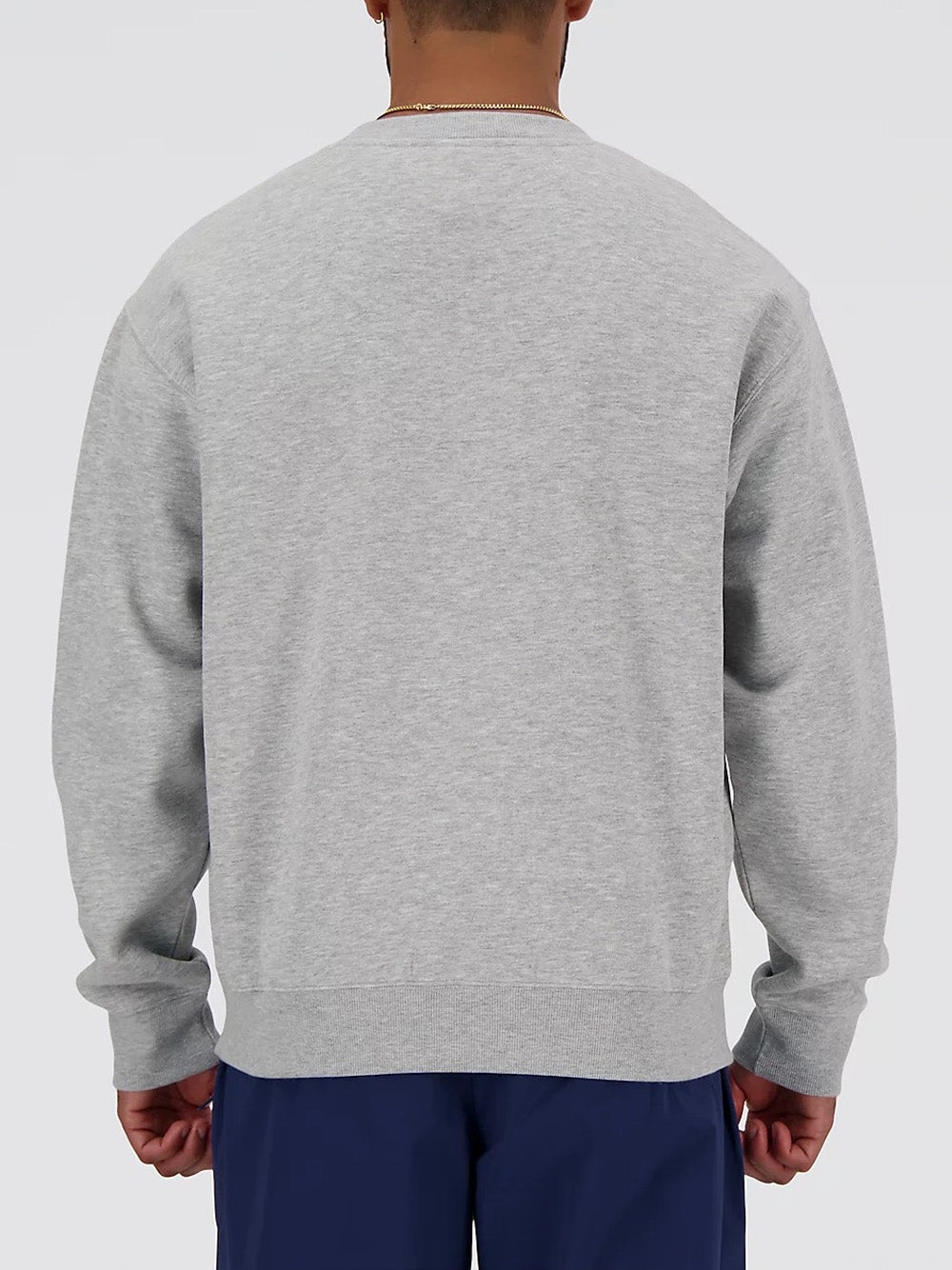 Felpa New Balance da Uomo - Grigio