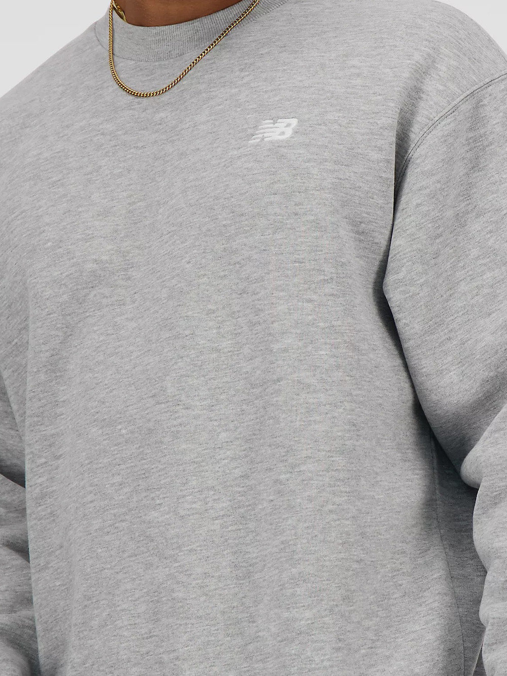 Felpa New Balance da Uomo - Grigio