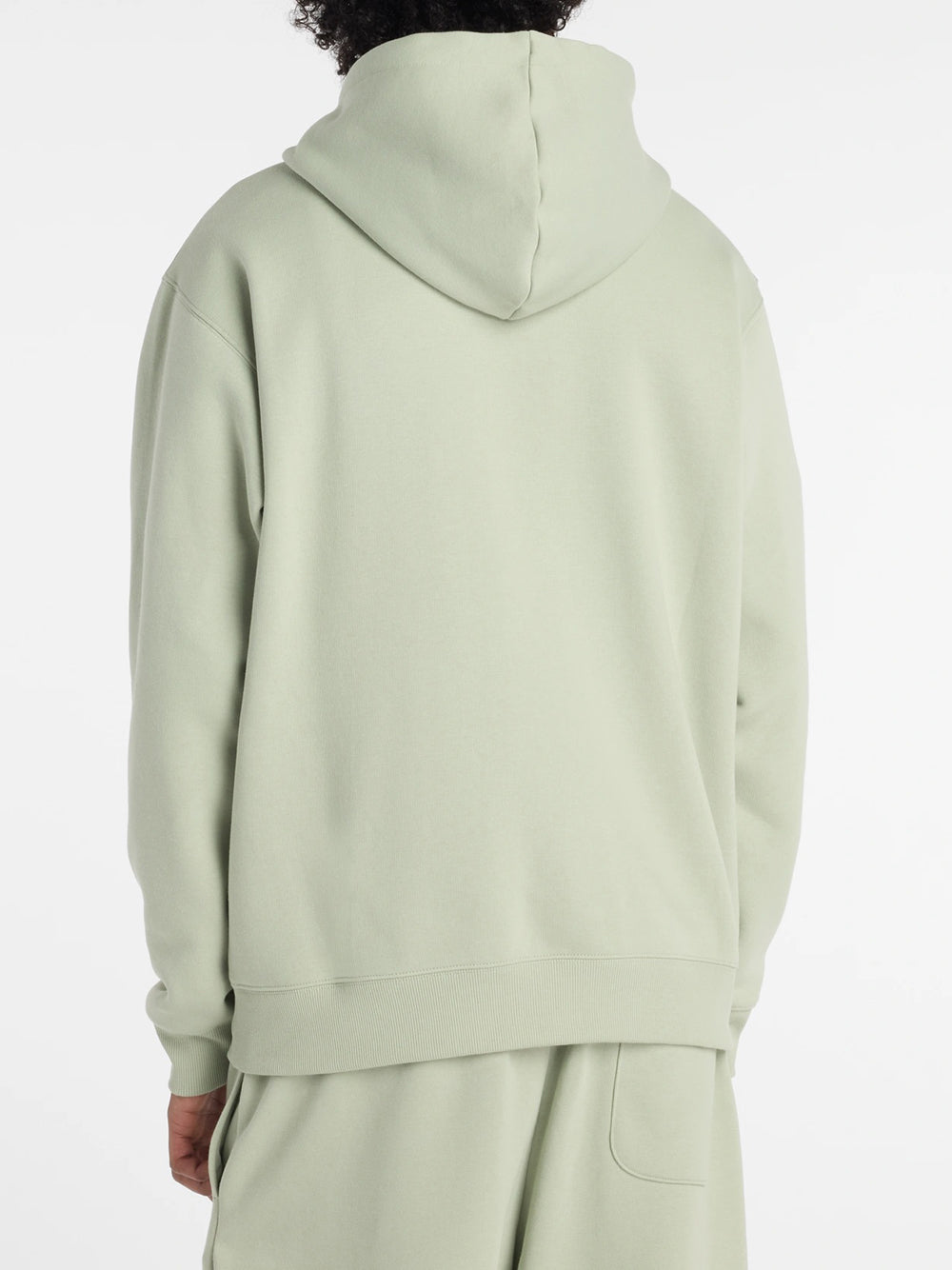 Felpa Cappuccio New Balance da Uomo - Verde