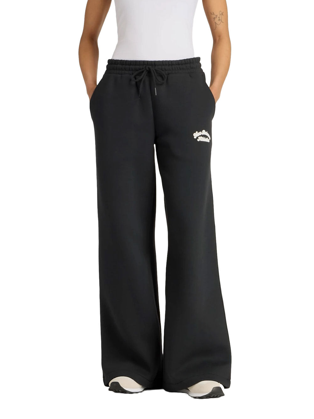 Pantalone Tuta New Balance Linear Heritage da Donna - Nero