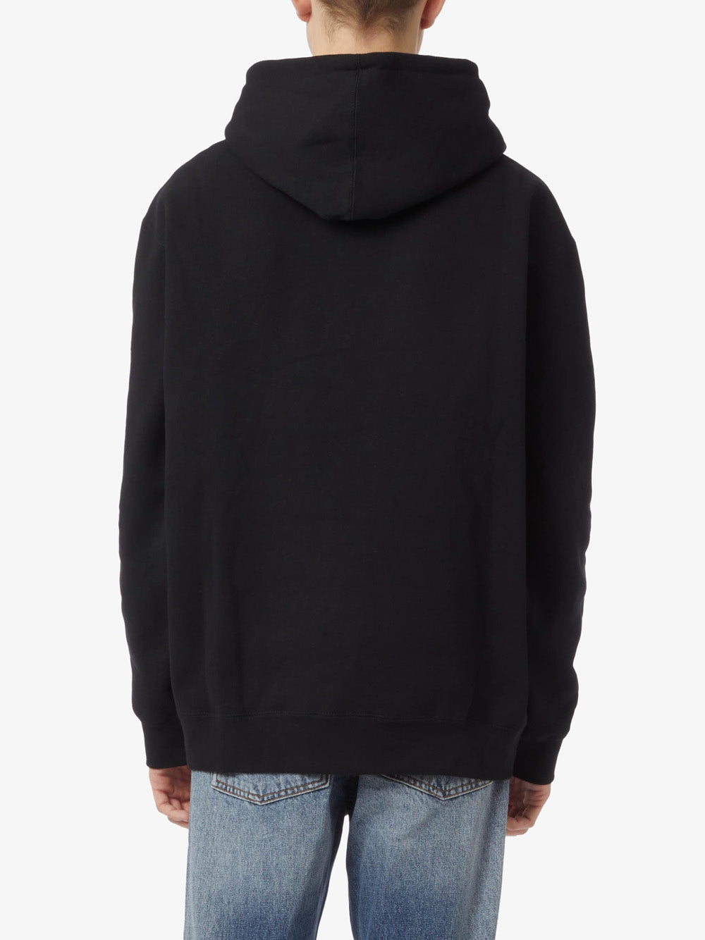 Felpa Cappuccio Obey Cow Extra Heavy Unisex - Nero