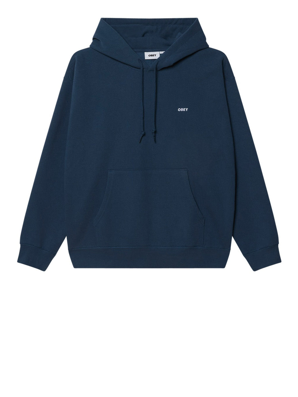 Felpa Cappuccio Obey Established Works Bold Hood Ii da Uomo - Blu