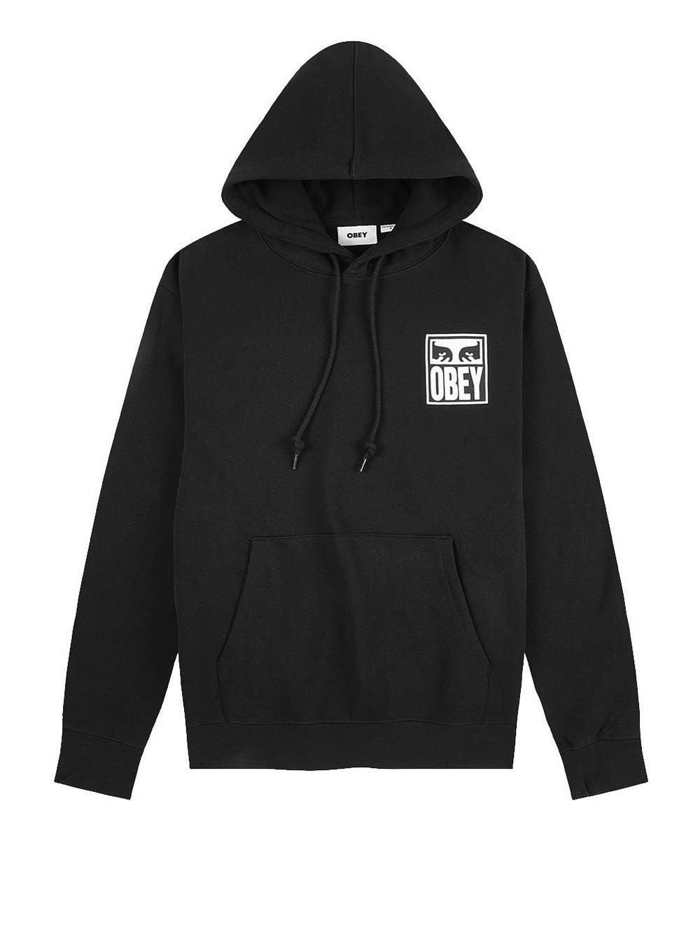 Felpa Cappuccio Obey Eyes Icon Hood da Uomo - Nero