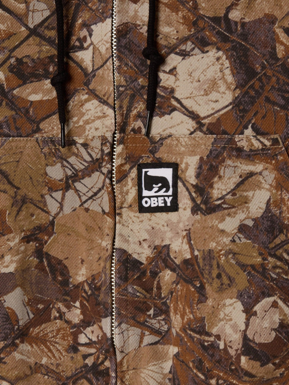 Giubbino Obey Glen Zip Up da Uomo - Multicolore