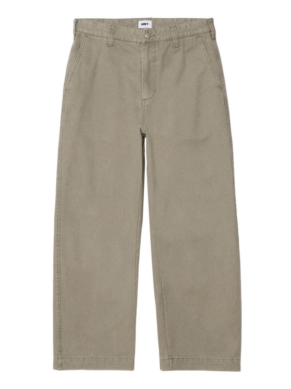 Pantalone Chino Obey Bigwig Giant Chino da Uomo - Avorio