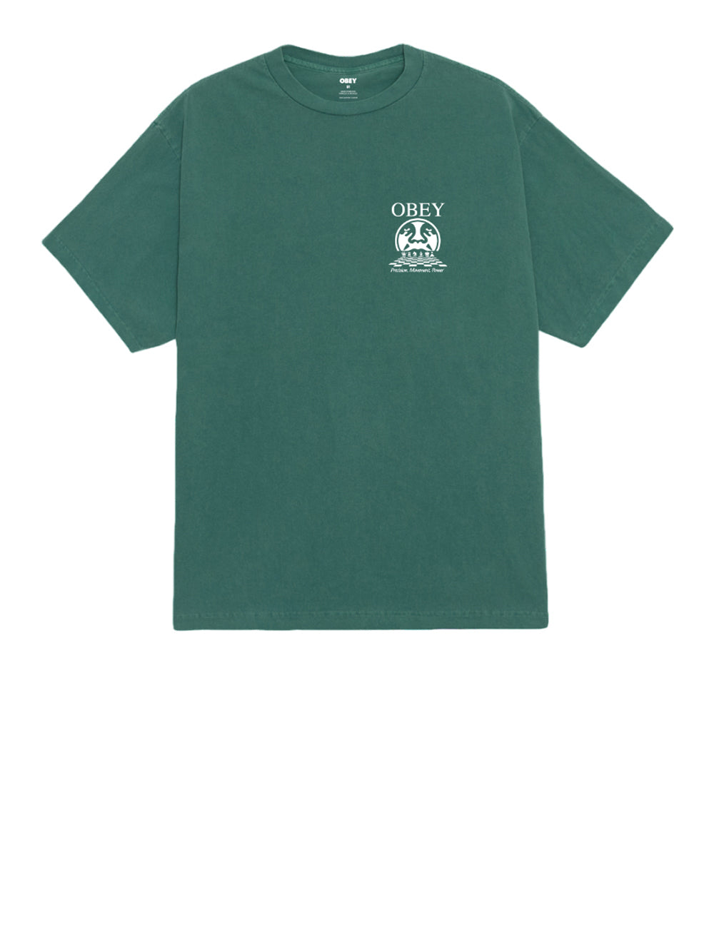 T-shirt Obey Precision da Uomo - Verde