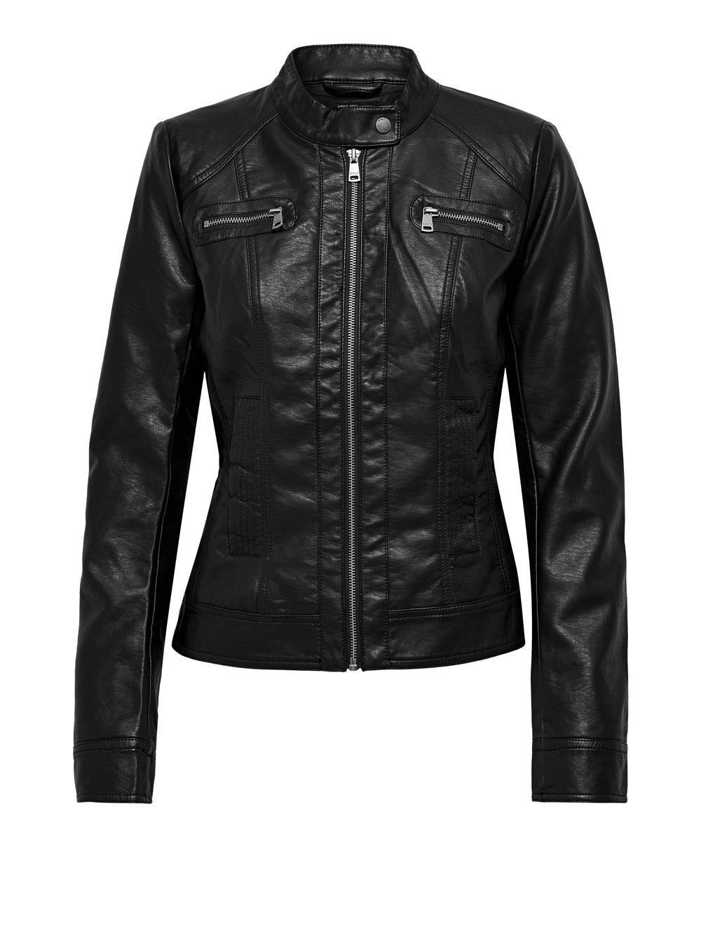 Giubbino di Pelle Only da Donna - Nero