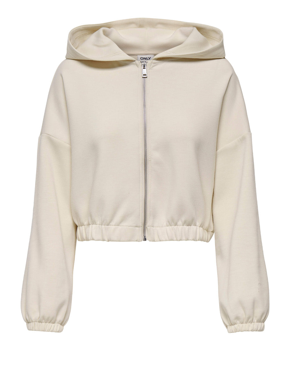 Felpa Zip Only da Donna - Avorio