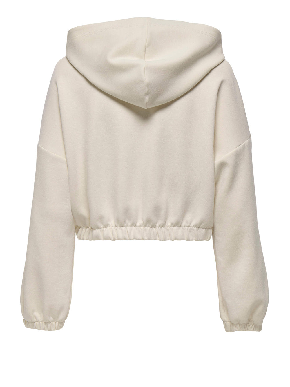 Felpa Zip Only da Donna - Avorio