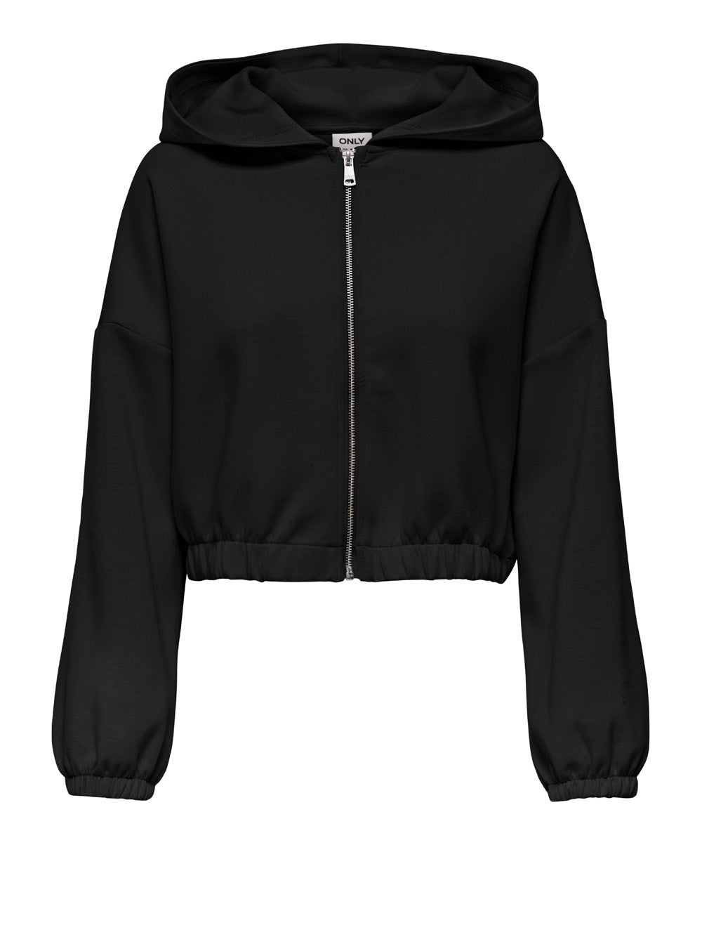 Felpa Zip Only da Donna - Nero