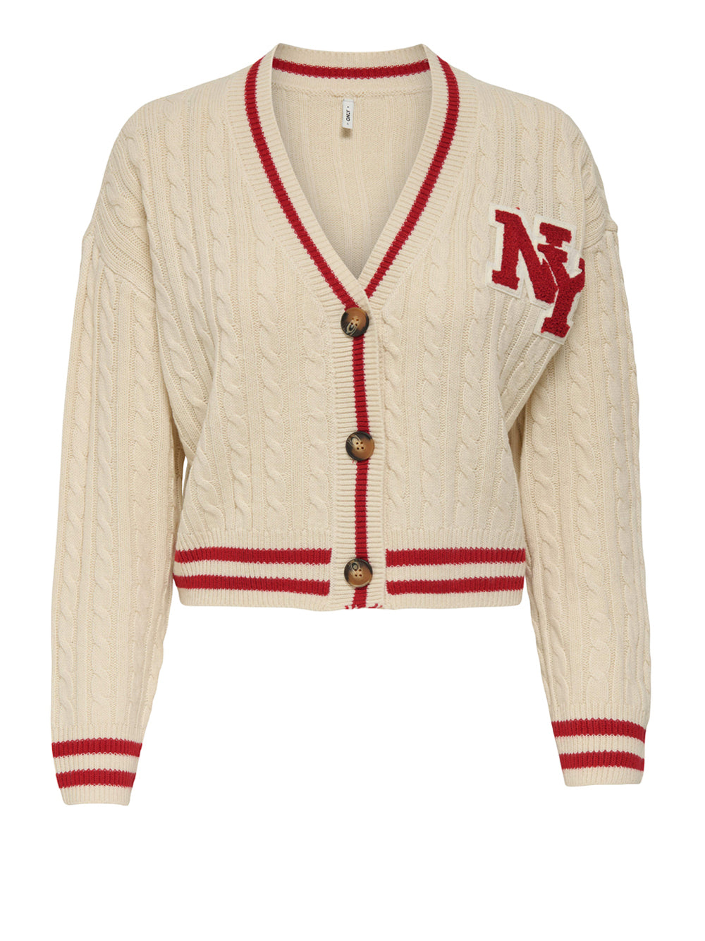 Cardigan Only da Donna - Avorio