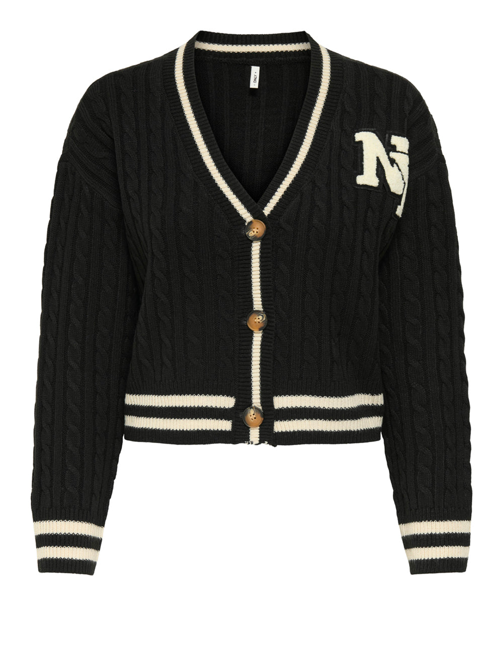 Cardigan Only da Donna - Nero