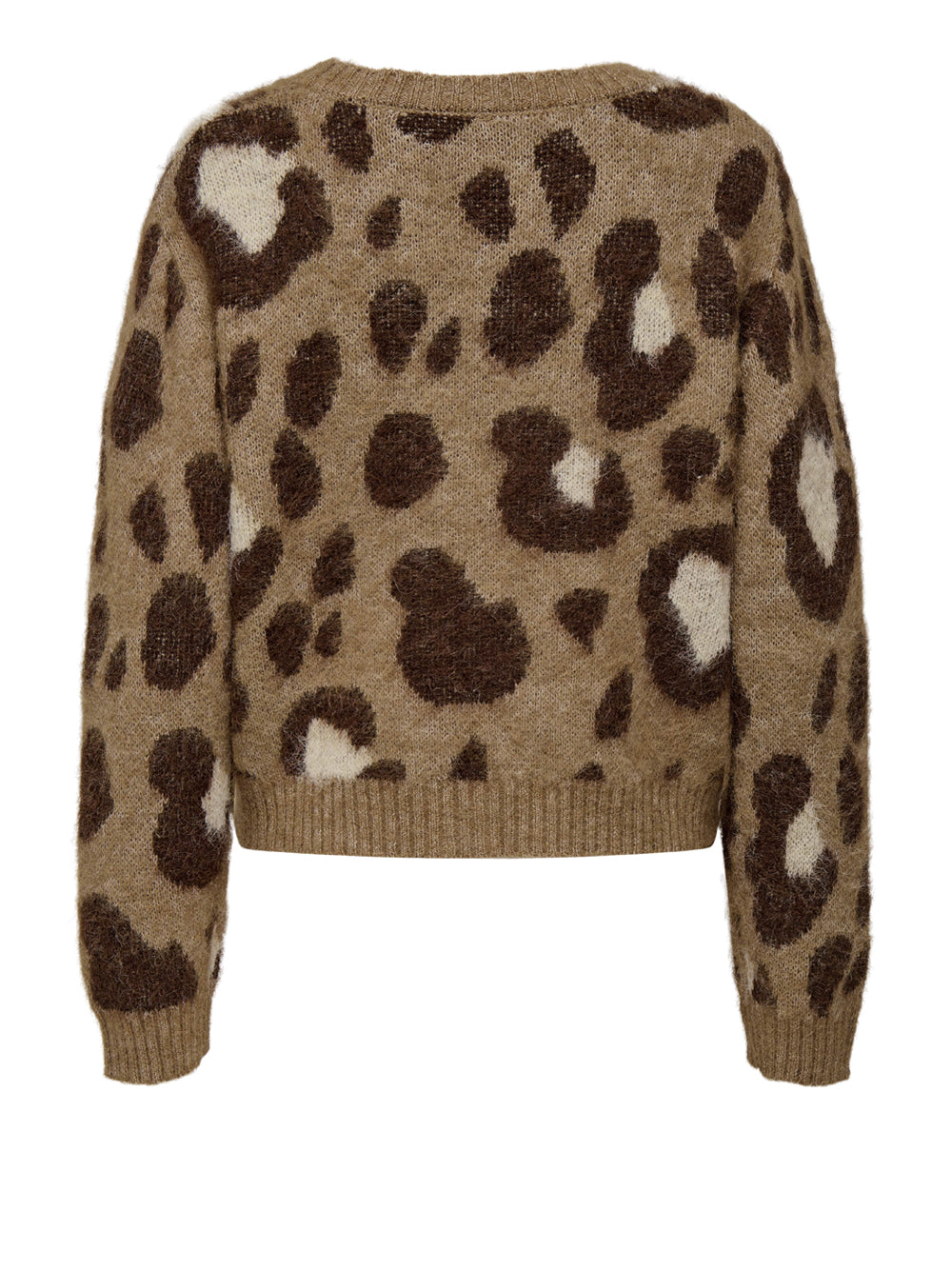 Cardigan Only da Donna - Maculato Marrone