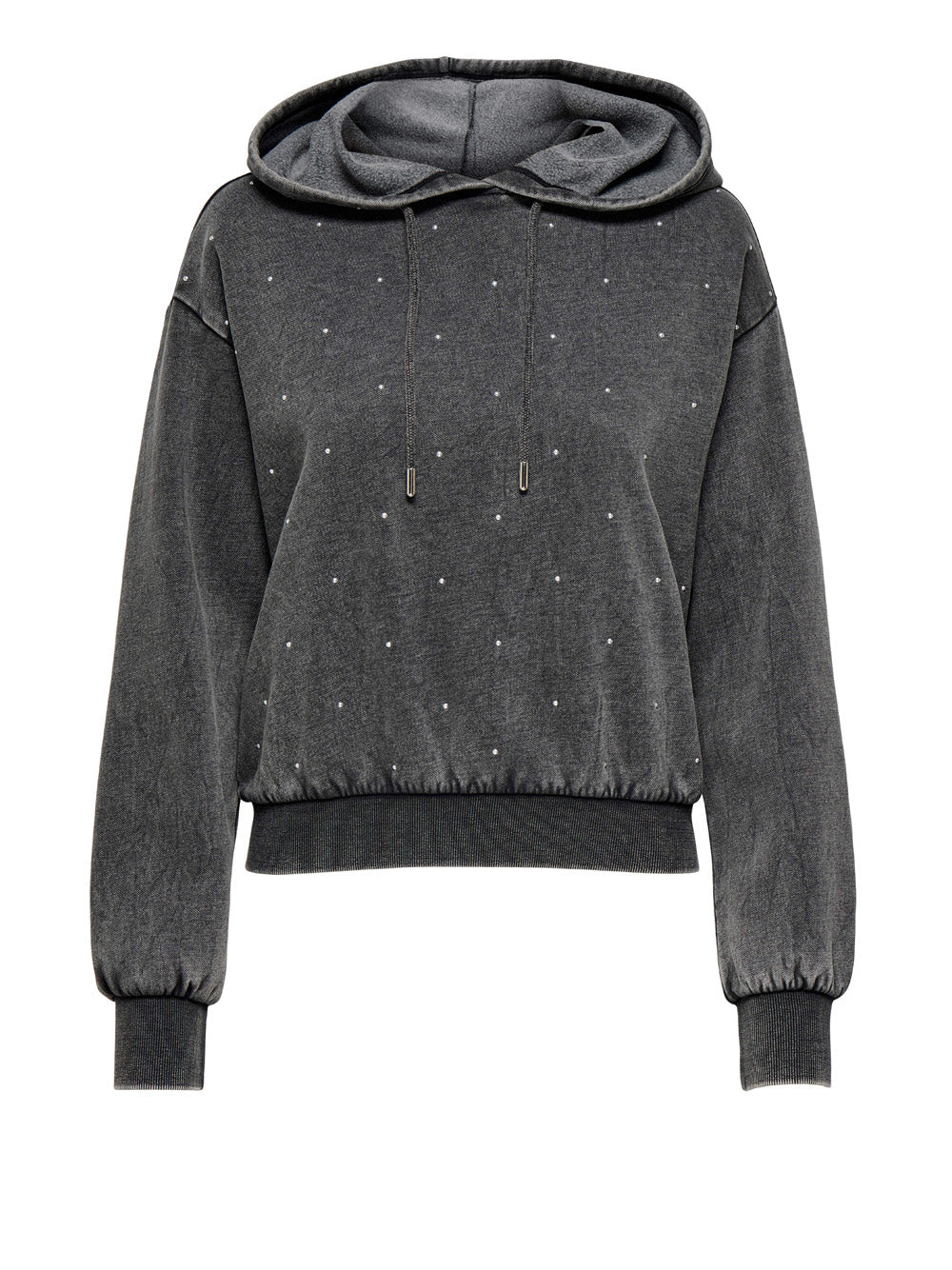 Felpa Cappuccio Only da Donna - Nero