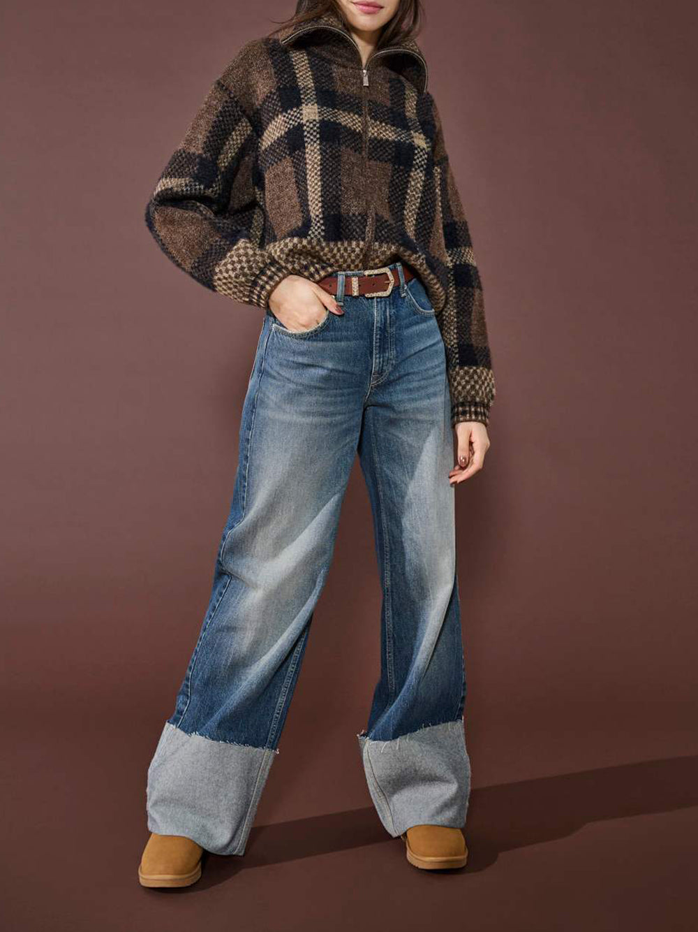 Jeans Wide Only da Donna - Denim