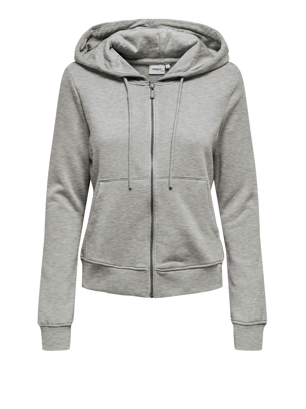 Felpa Zip Only da Donna - Grigio