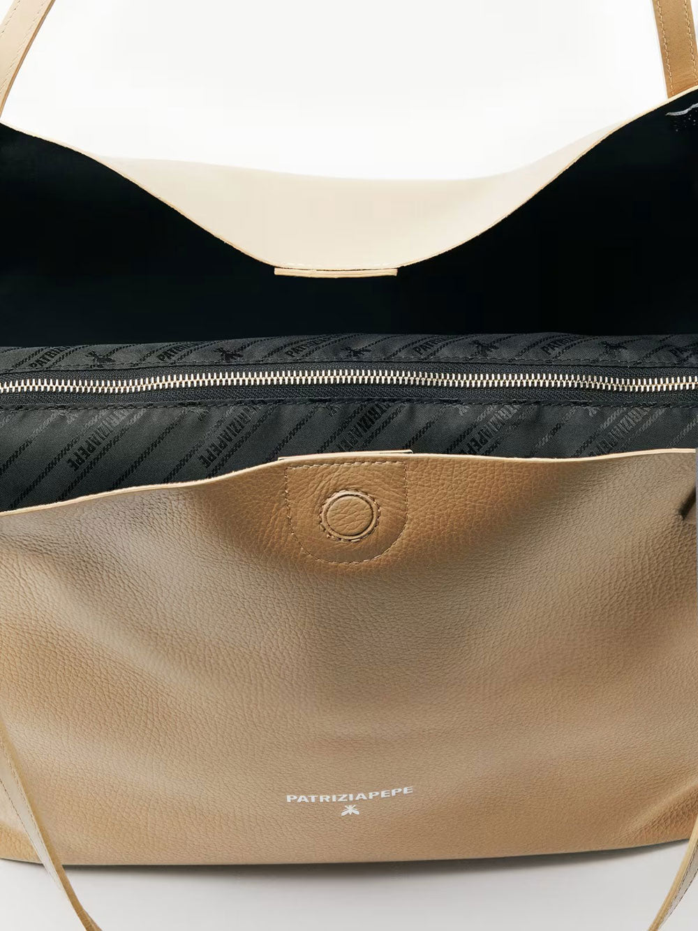 Borsa Shopper Patrizia Pepe da Donna - Beige