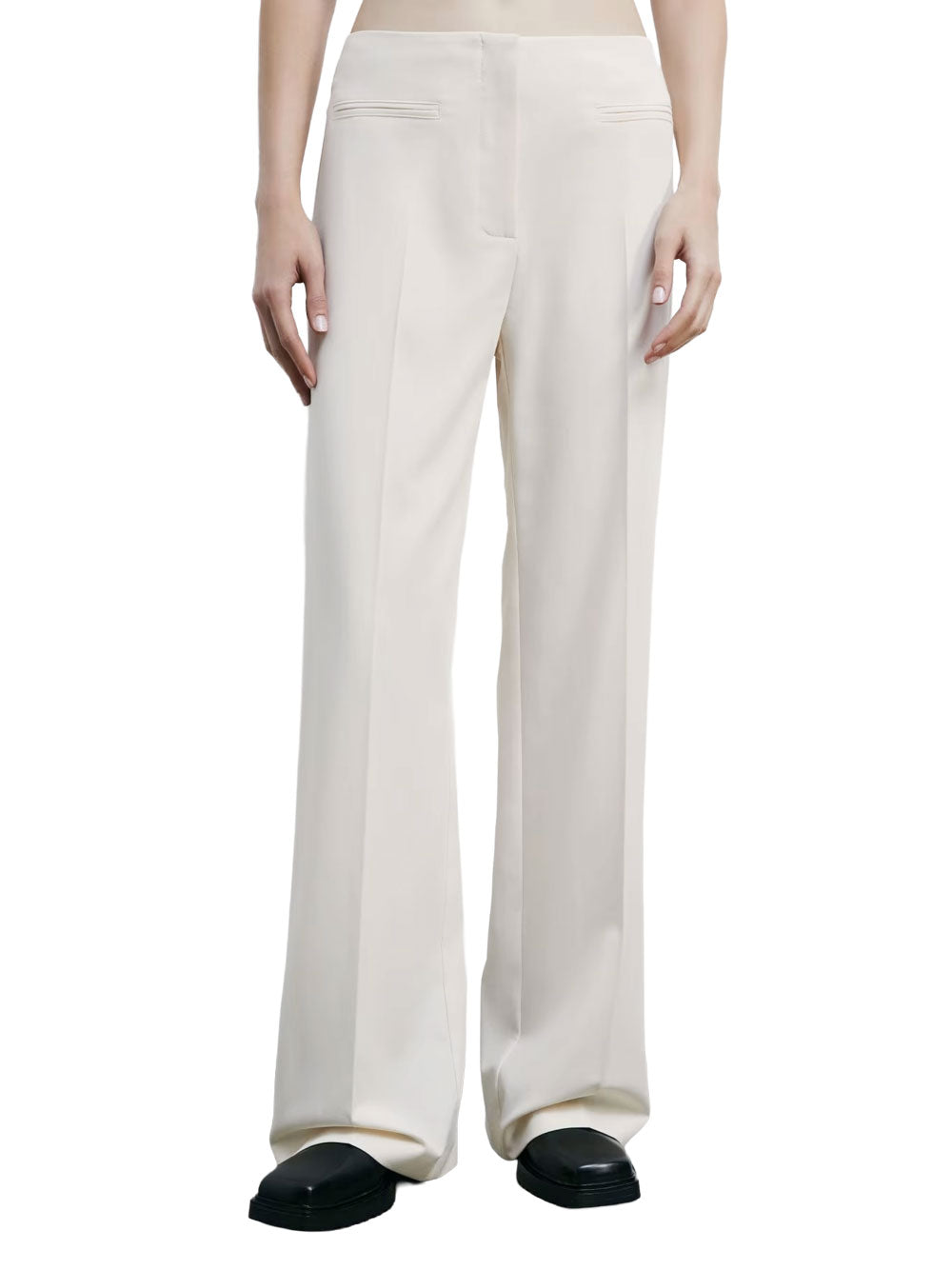 Pantalone Palazzo Patrizia Pepe da Donna - Avorio