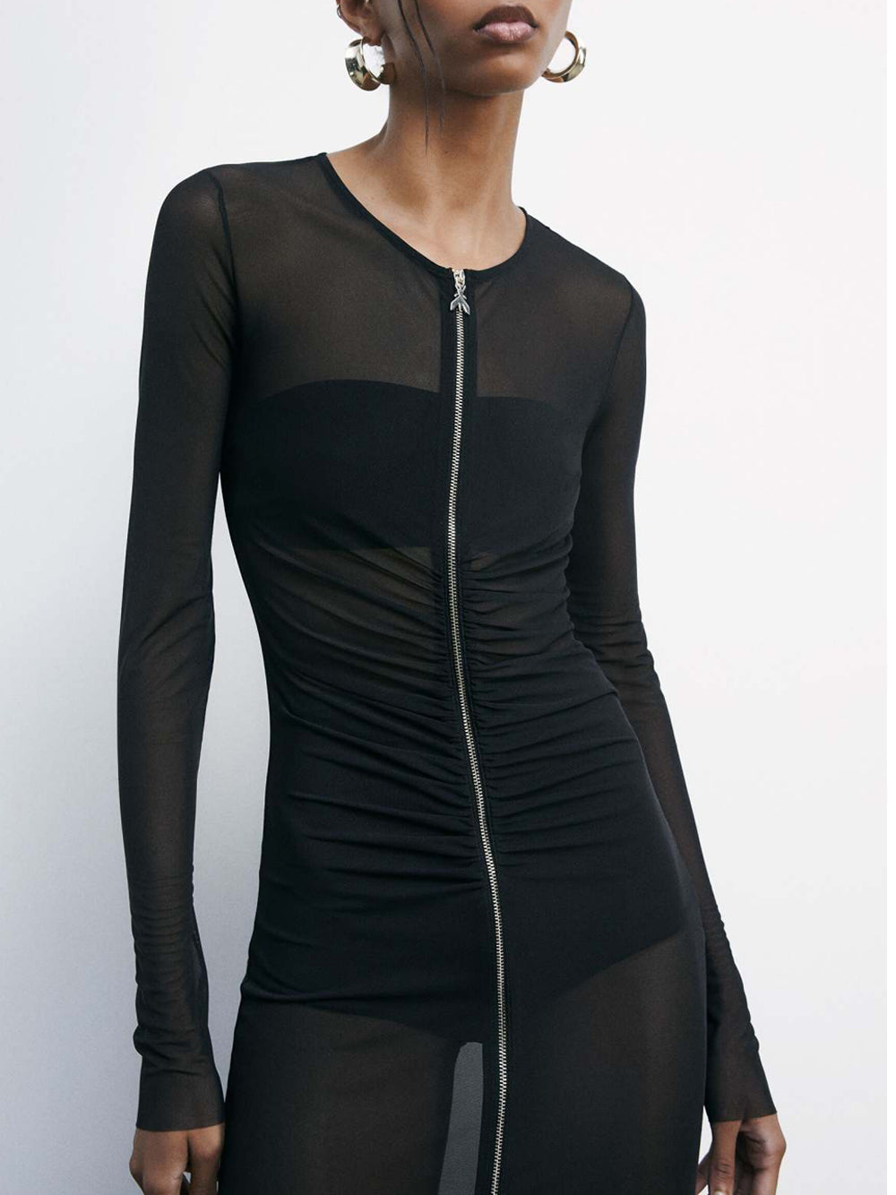 Vestito Longuette Patrizia Pepe da Donna - Nero