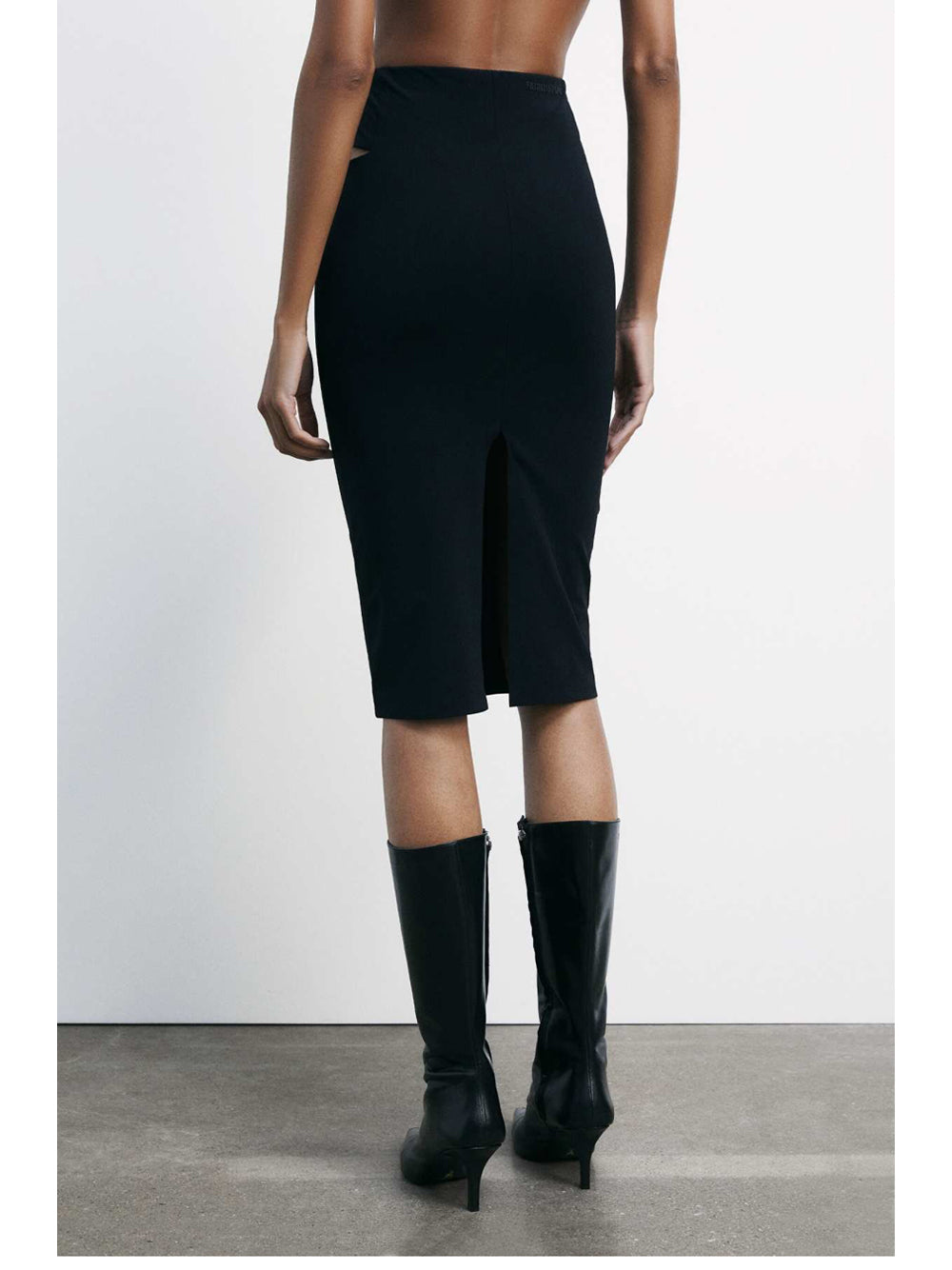 Gonna Midi Patrizia Pepe da Donna - Nero