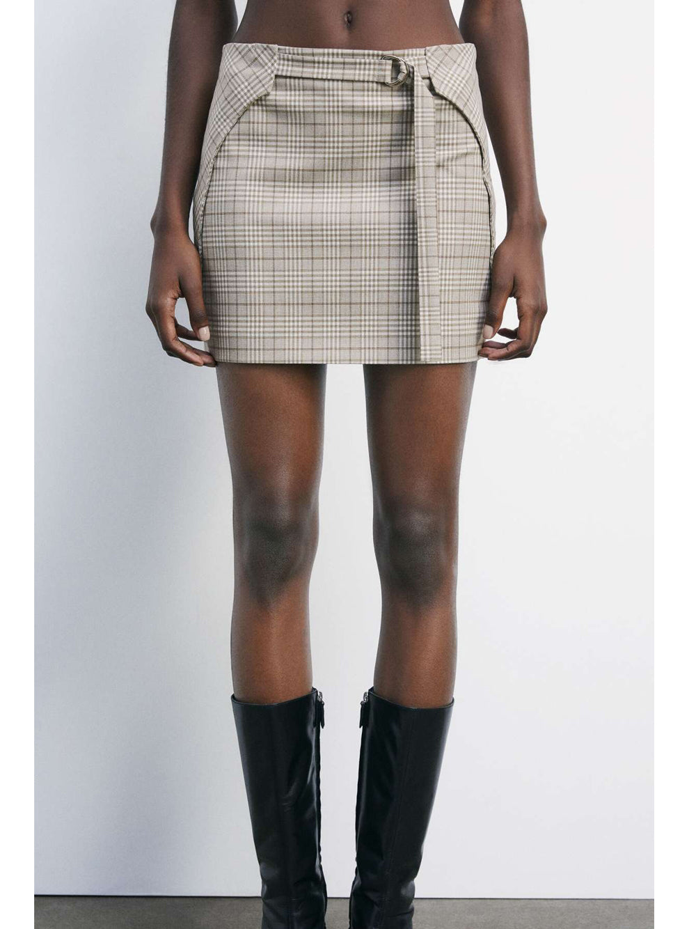 Gonna Mini Patrizia Pepe da Donna - Beige