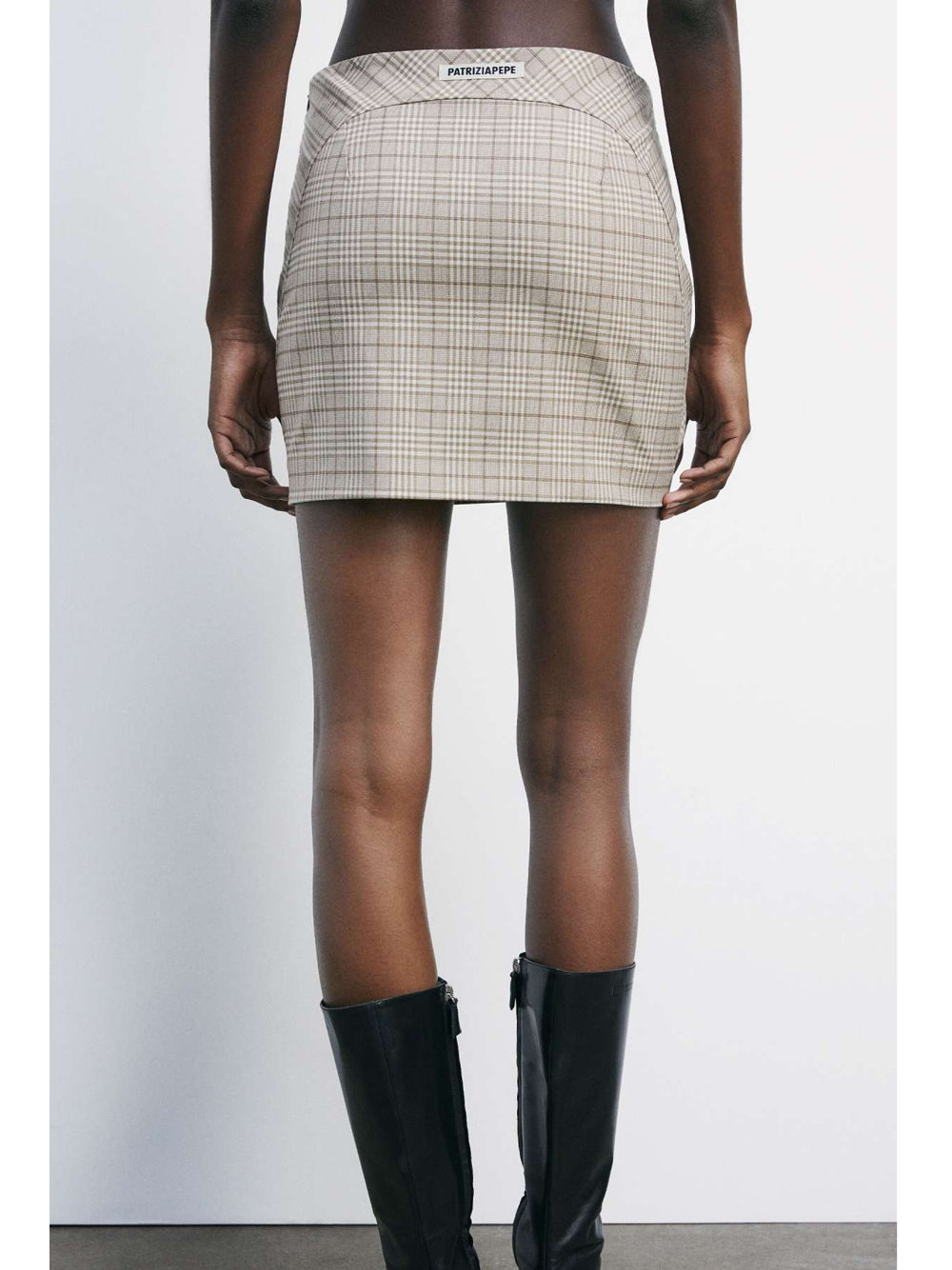 Gonna Mini Patrizia Pepe da Donna - Beige