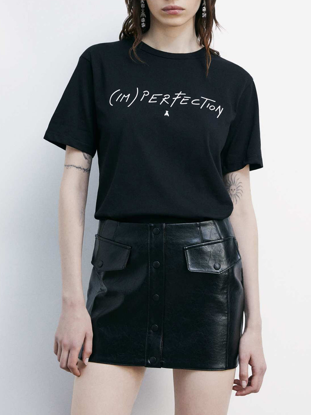 T-shirt Patrizia Pepe da Donna - Nero